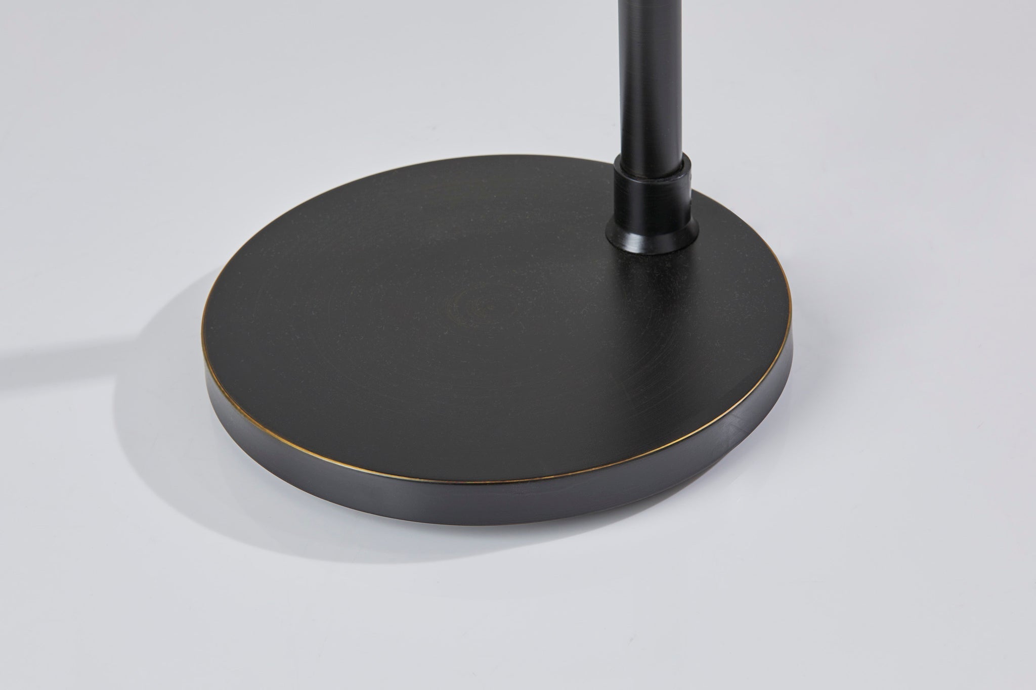 Max Floor Lamp - 16" Oatmeal Linen Shade Black-Lighting-DECOROLALA