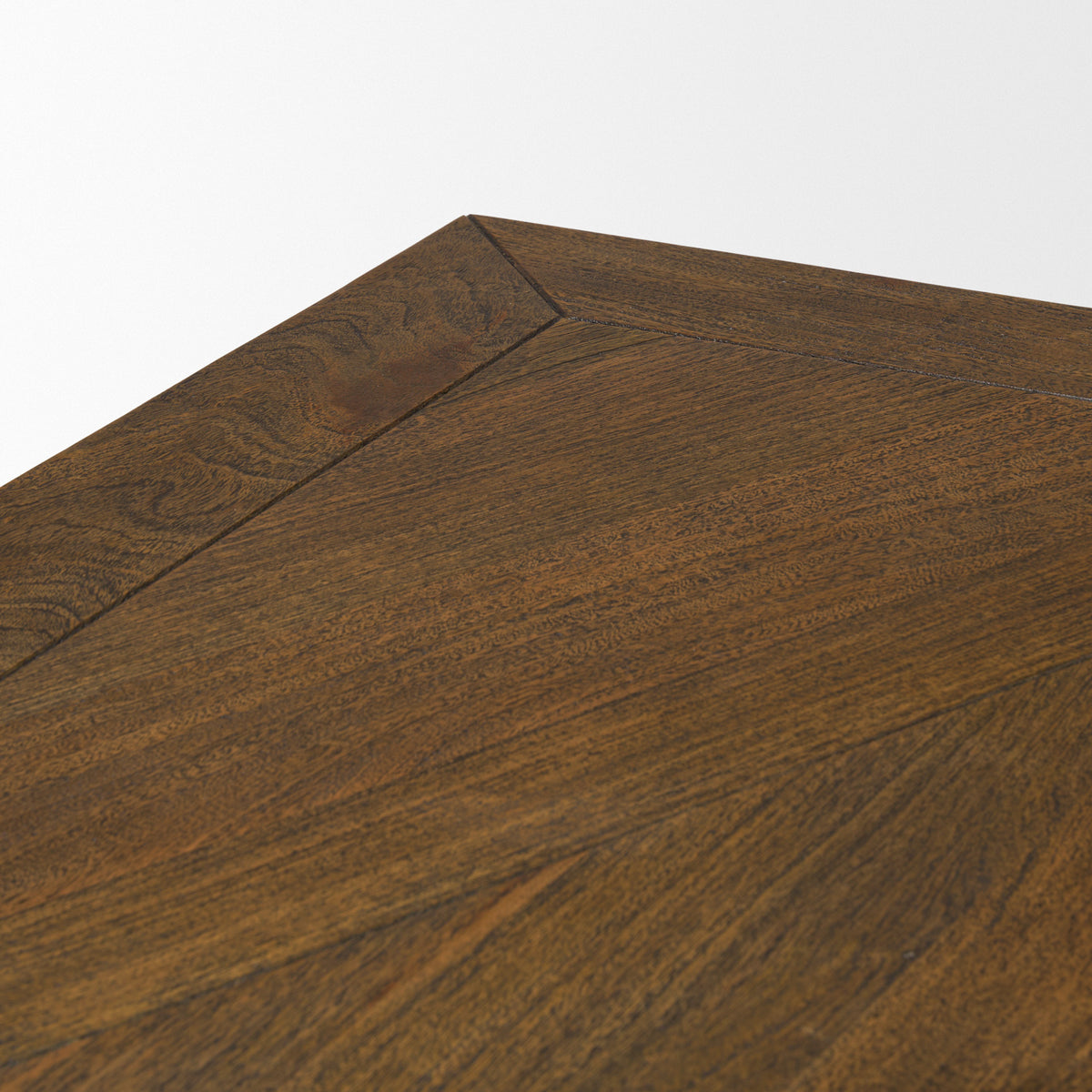 Maxton 79"L x 39"W Rectangular Pedestal Dining Table | Brown Wood & Gunmetal Metal | Seats 6-Dining Tables-DECOROLALA