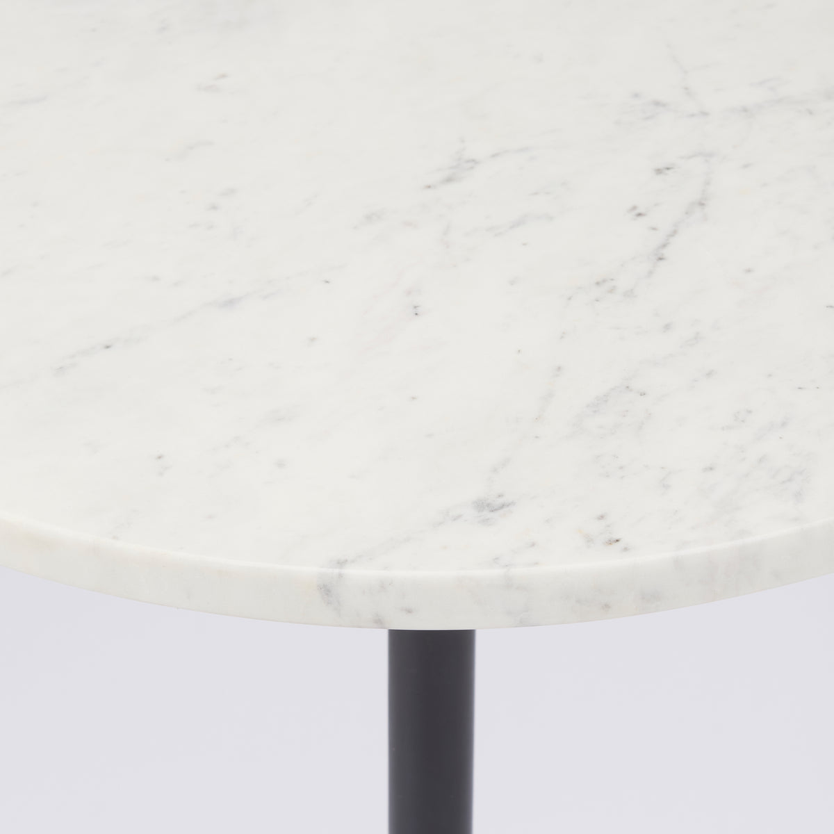 Maxwell Marble Top Pedestal End/Side Table-End and Side Tables-DECOROLALA