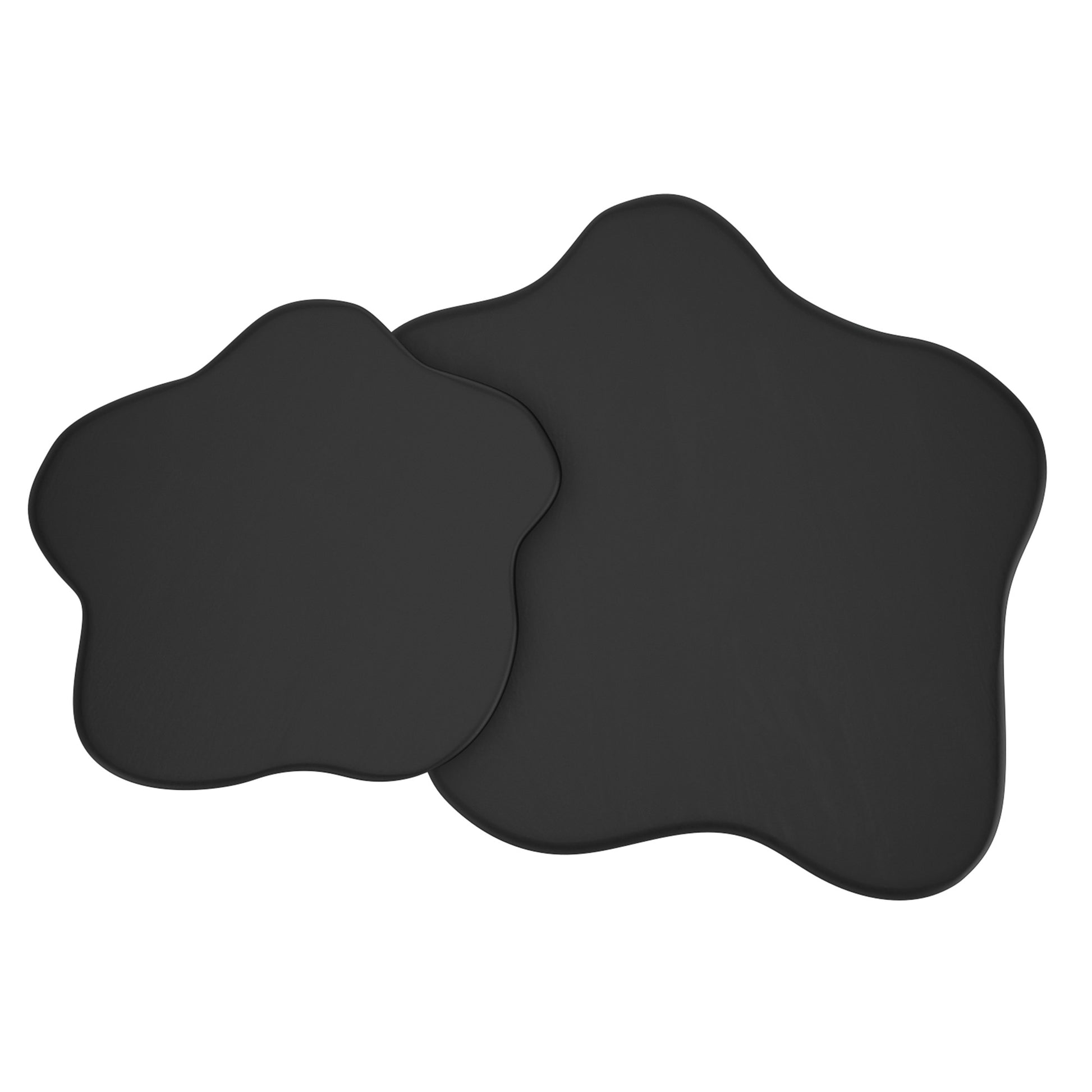 Mayal 2-Piece Nesting Coffee Table Set - Black Mango Wood-Coffee Table-DECOROLALA