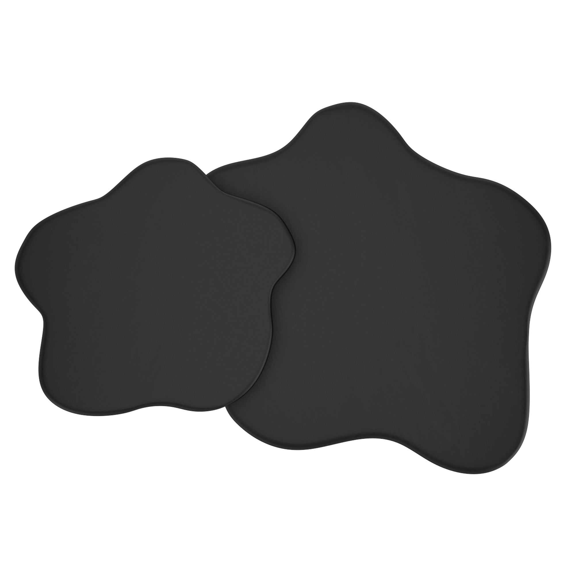 Mayal 2-Piece Nesting Coffee Table Set - Black Mango Wood-Coffee Table-DECOROLALA