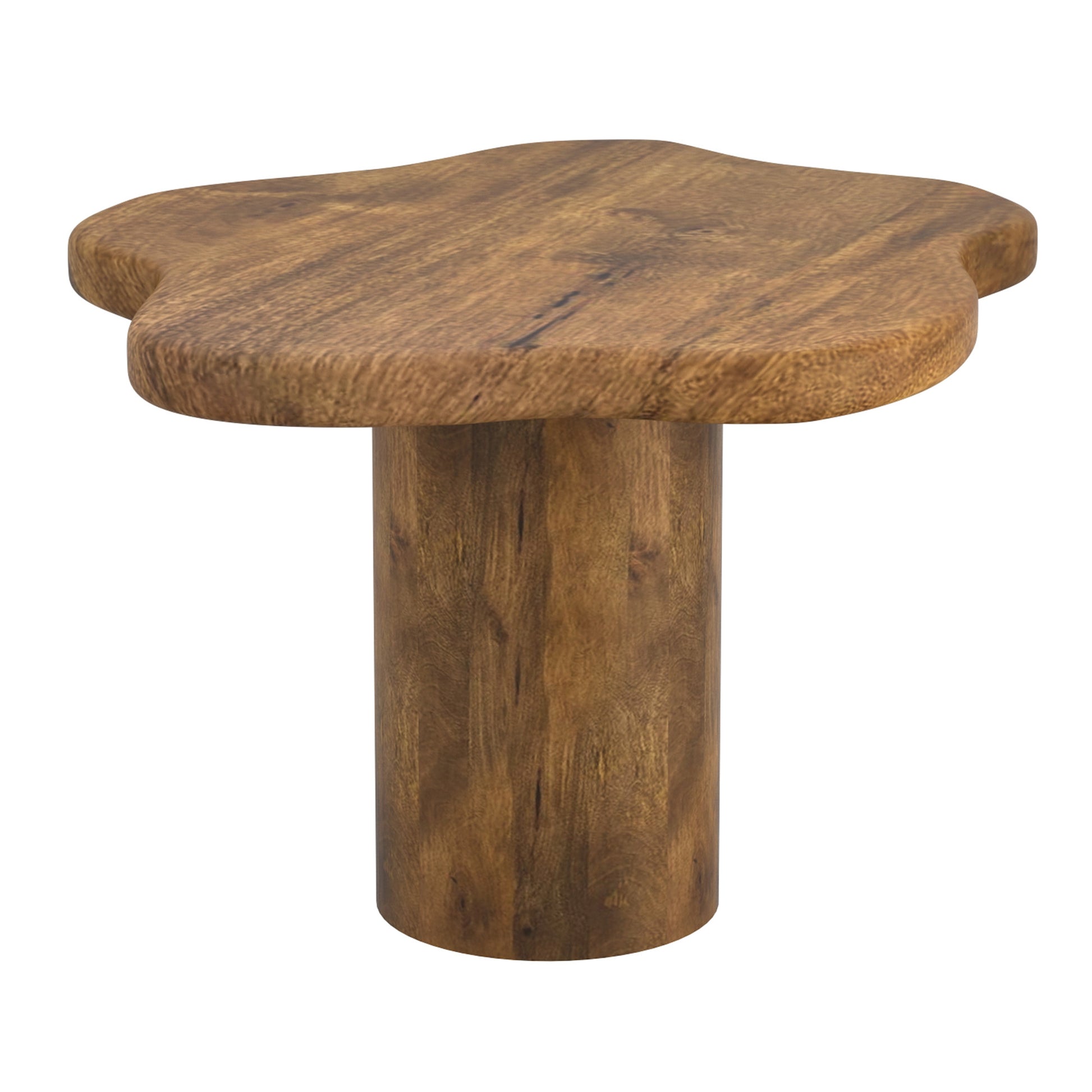 Mayal 2-Piece Nesting Coffee Table Set - Walnut Mango Wood-Coffee Table-DECOROLALA