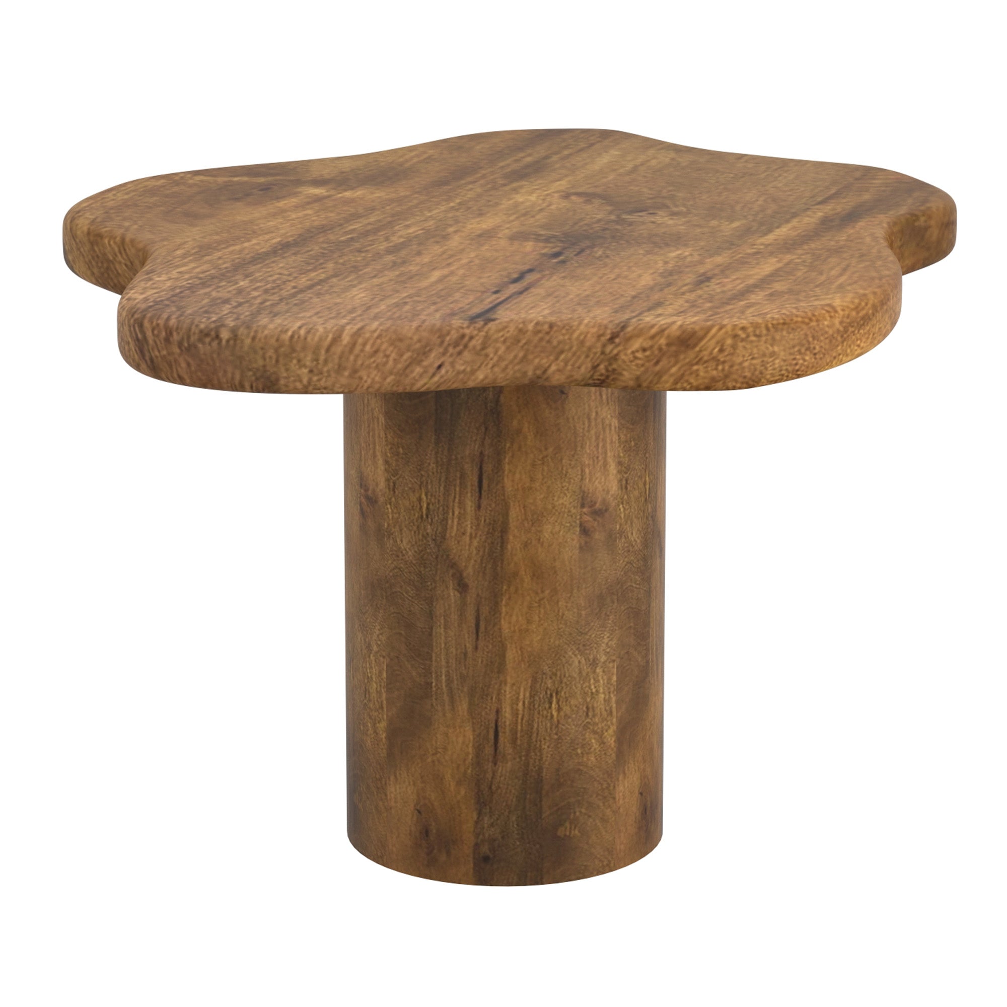 Mayal 2-Piece Nesting Coffee Table Set - Walnut Mango Wood-Coffee Table-DECOROLALA