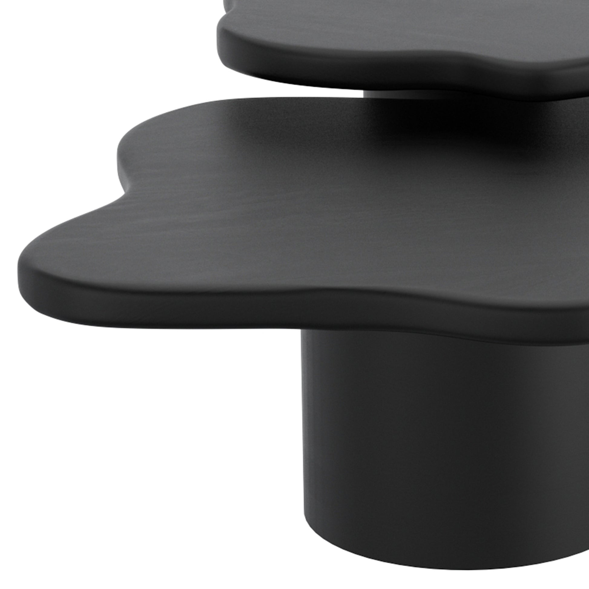Mayal Large Coffee Table - Black Mango Wood-Coffee Table-DECOROLALA