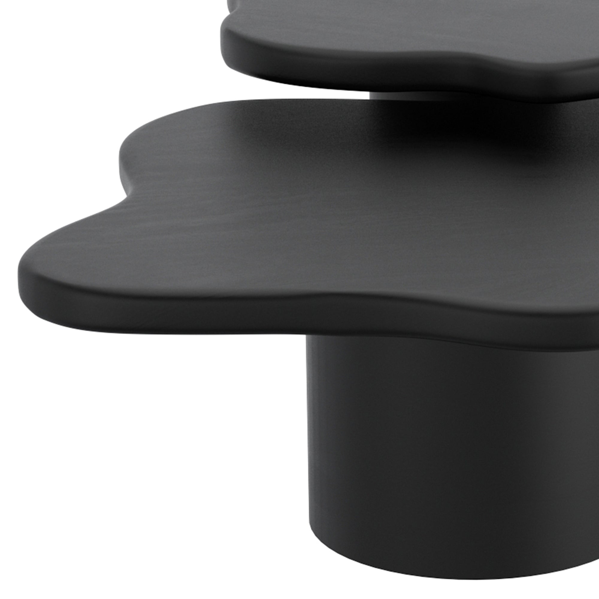 Mayal Large Coffee Table - Black Mango Wood-Coffee Table-DECOROLALA