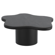 Mayal Large Coffee Table - Black Mango Wood-Coffee Table-DECOROLALA
