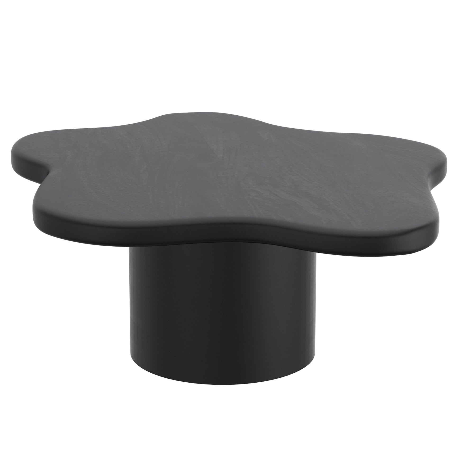 Mayal Large Coffee Table - Black Mango Wood-Coffee Table-DECOROLALA