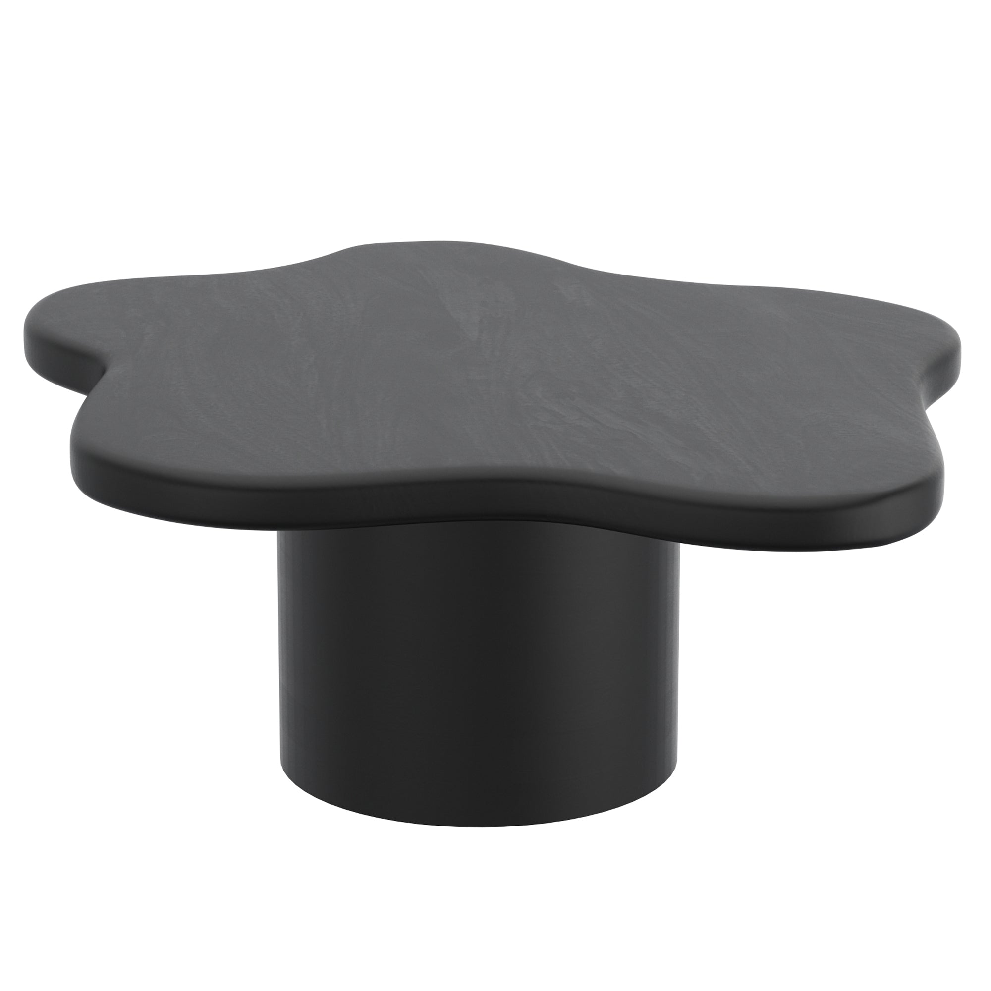 Mayal Large Coffee Table - Black Mango Wood-Coffee Table-DECOROLALA