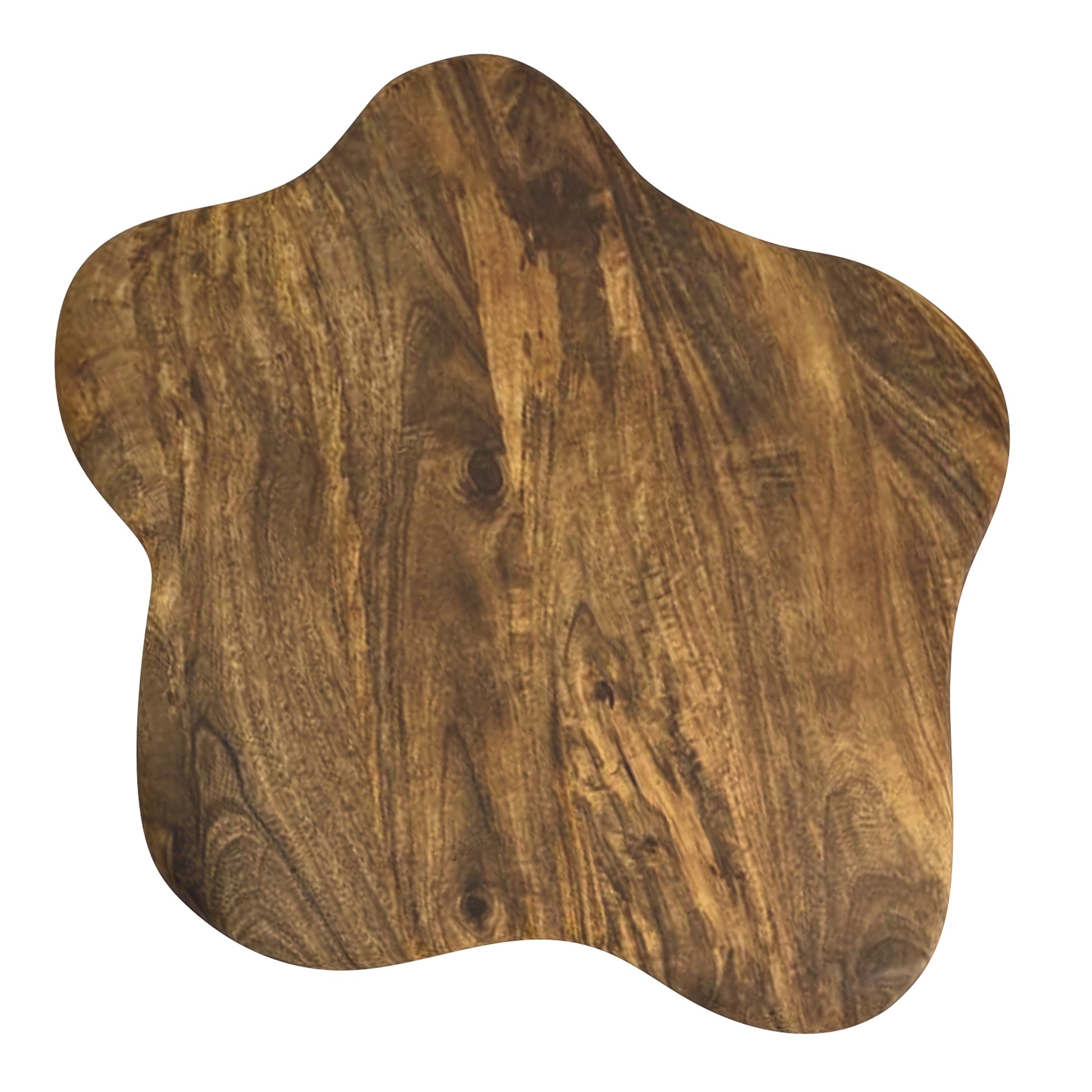 Mayal Large Coffee Table - Walnut Finish Mango Wood-Coffee Table-DECOROLALA
