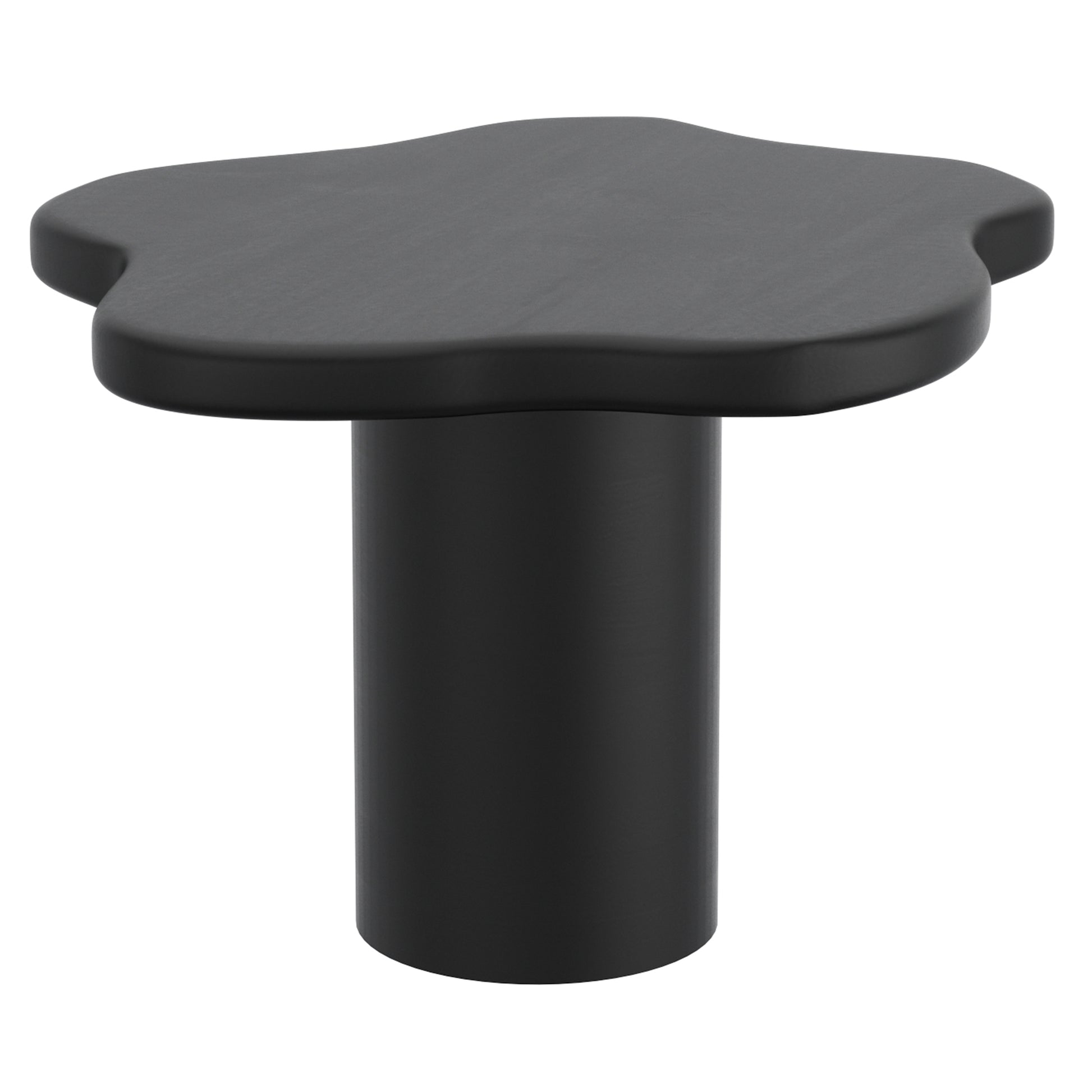 Mayal Small Coffee Table - Black Solid Mango Wood-Coffee Table-DECOROLALA