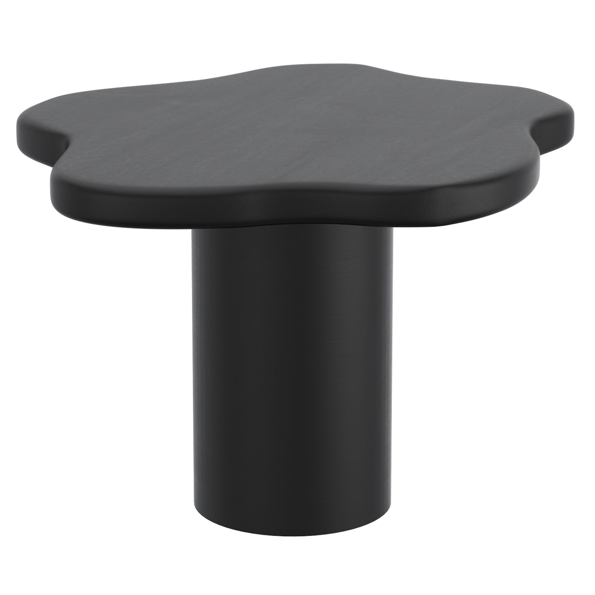 Mayal Small Coffee Table - Black Solid Mango Wood-Coffee Table-DECOROLALA