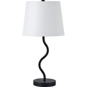 Mayssa 19.75" Table Lamp, Matte Black-Table Lamp-DECOROLALA