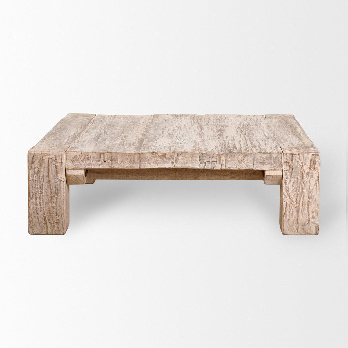 McArthur 48x48 Square Reclaimed Solid Wood Coffee Table-Coffee Tables-DECOROLALA
