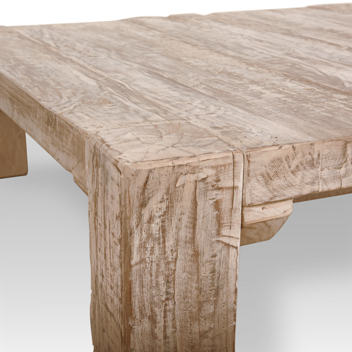 McArthur 48x48 Square Reclaimed Solid Wood Coffee Table-Coffee Tables-DECOROLALA