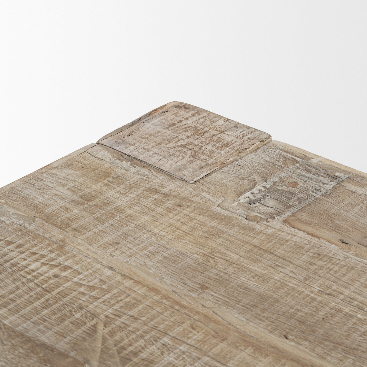 McArthur 94"L x 42.5"W Dining Table | White Wash Wood | Seats 8-Dining Tables-DECOROLALA