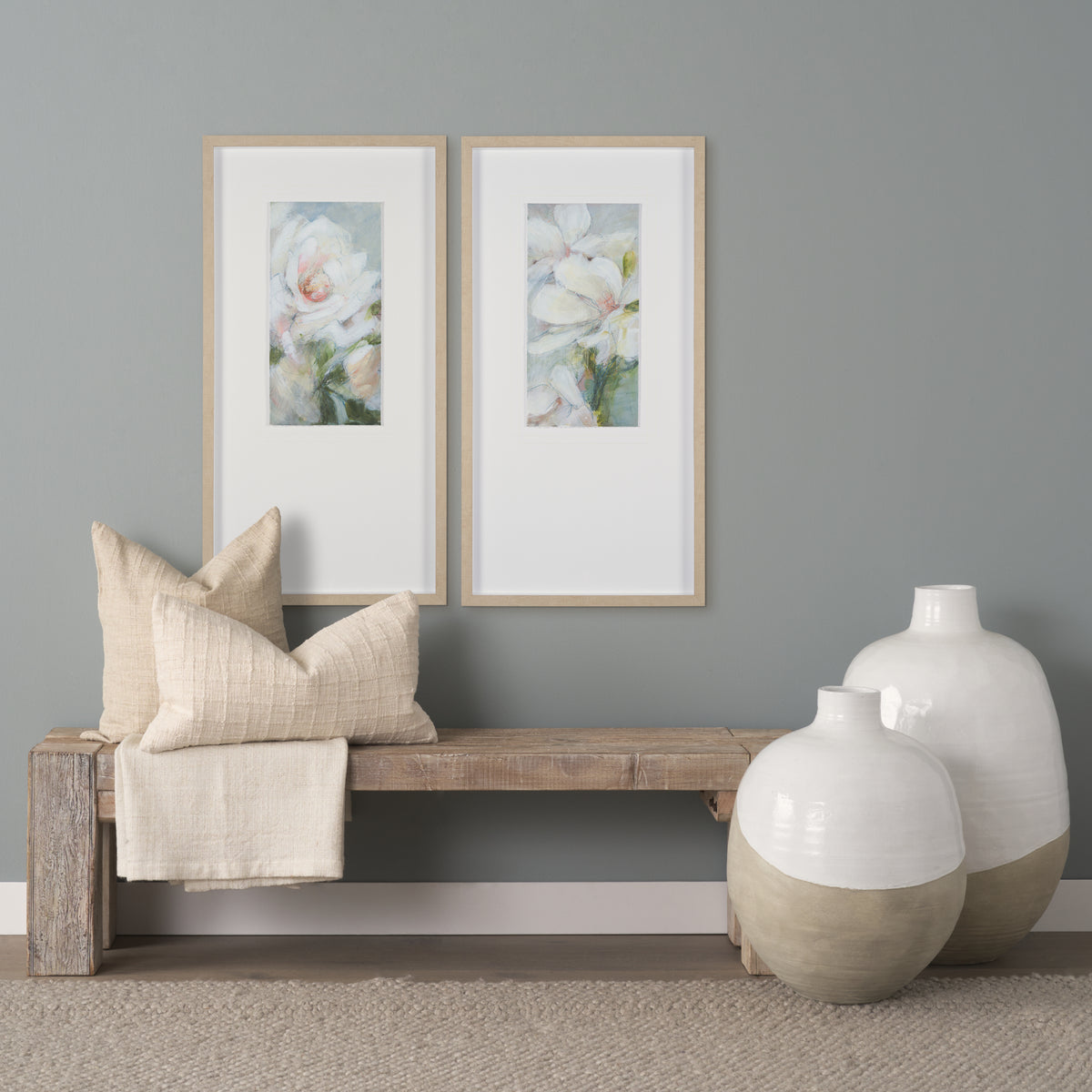 McArthur Whitewash Reclaimed Wood Bench-Benches-DECOROLALA
