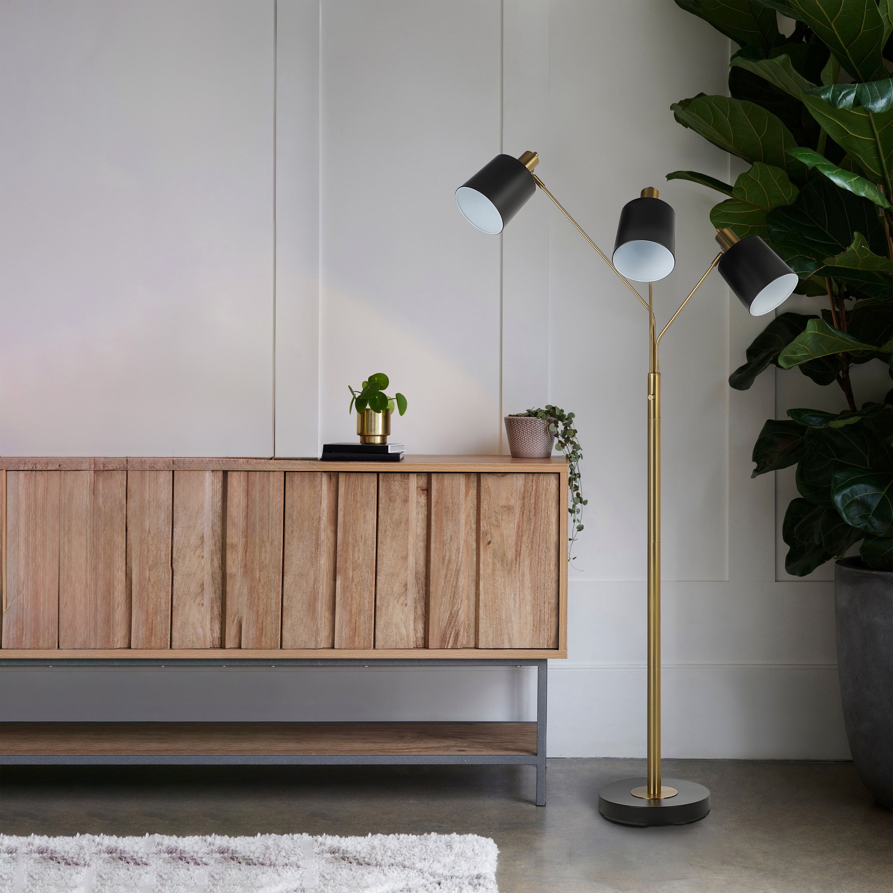 Meander 71" Height Floor Lamp, Yellow-Floor Lamp-DECOROLALA