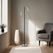 Meandros 63.5" Floor Lamp, 3-Light, Grey-Floor Lamp-DECOROLALA