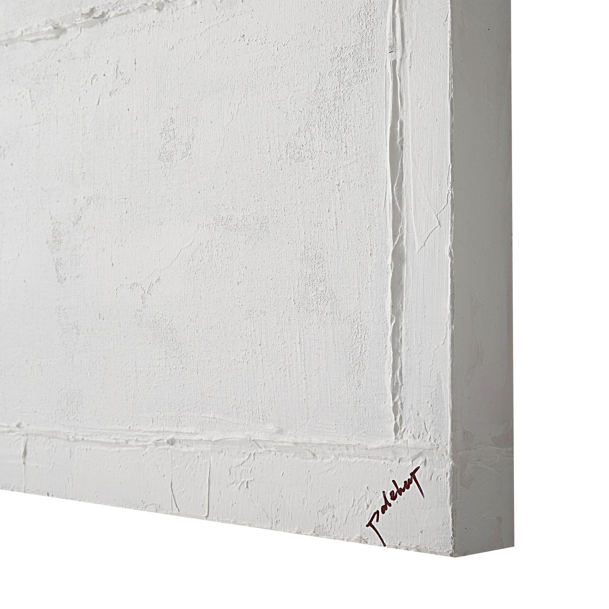 Medea 48" Wide Wall Art, Matte White-Wall Art-DECOROLALA