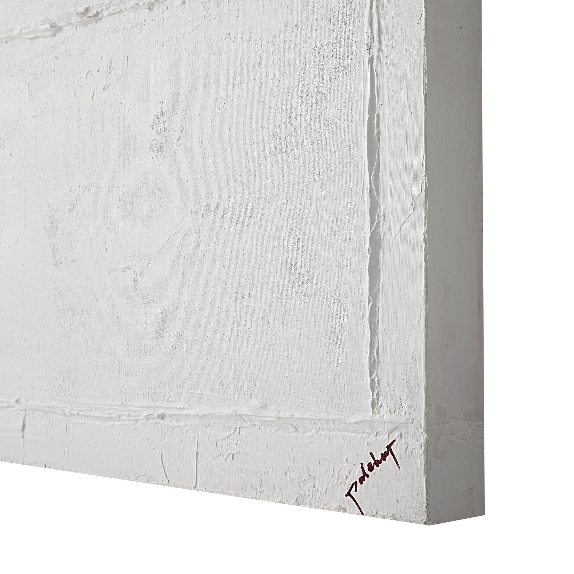 Medea 48" Wide Wall Art, Matte White-Wall Art-DECOROLALA