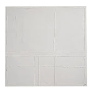 Medea 48" Wide Wall Art, Matte White-Wall Art-DECOROLALA