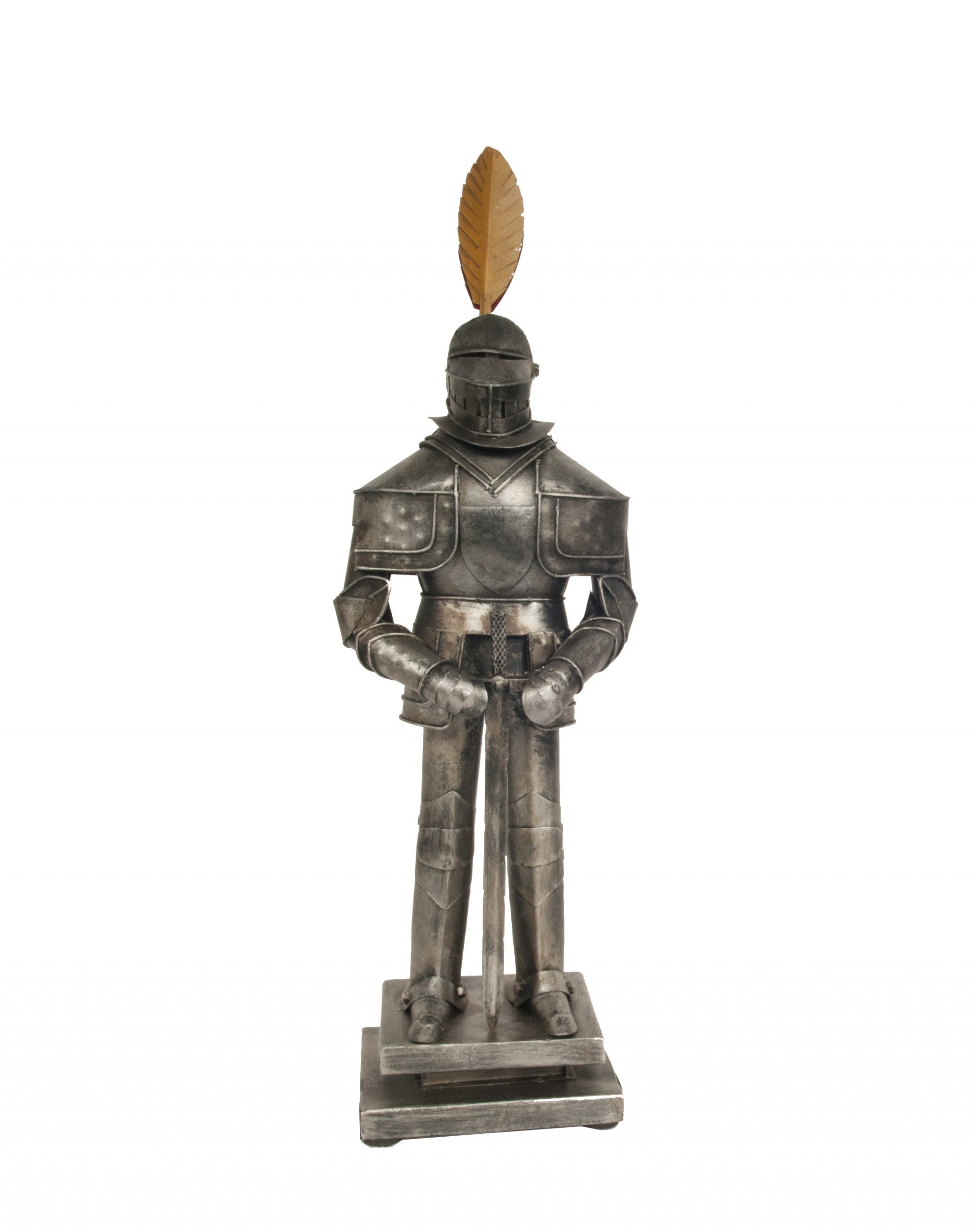 Medieval Armor Suit Tin Antique Decor-Sculptures-DECOROLALA
