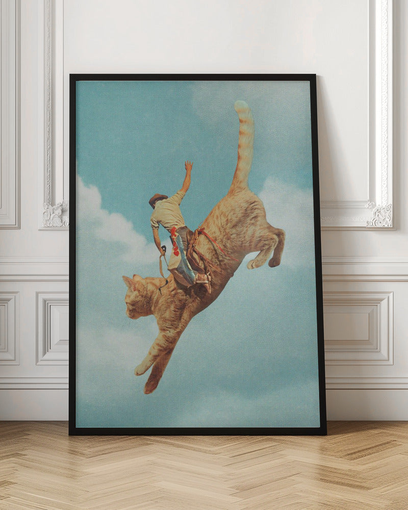 Meehaw Rodio Cat Wall Art-canvas-DECOROLALA