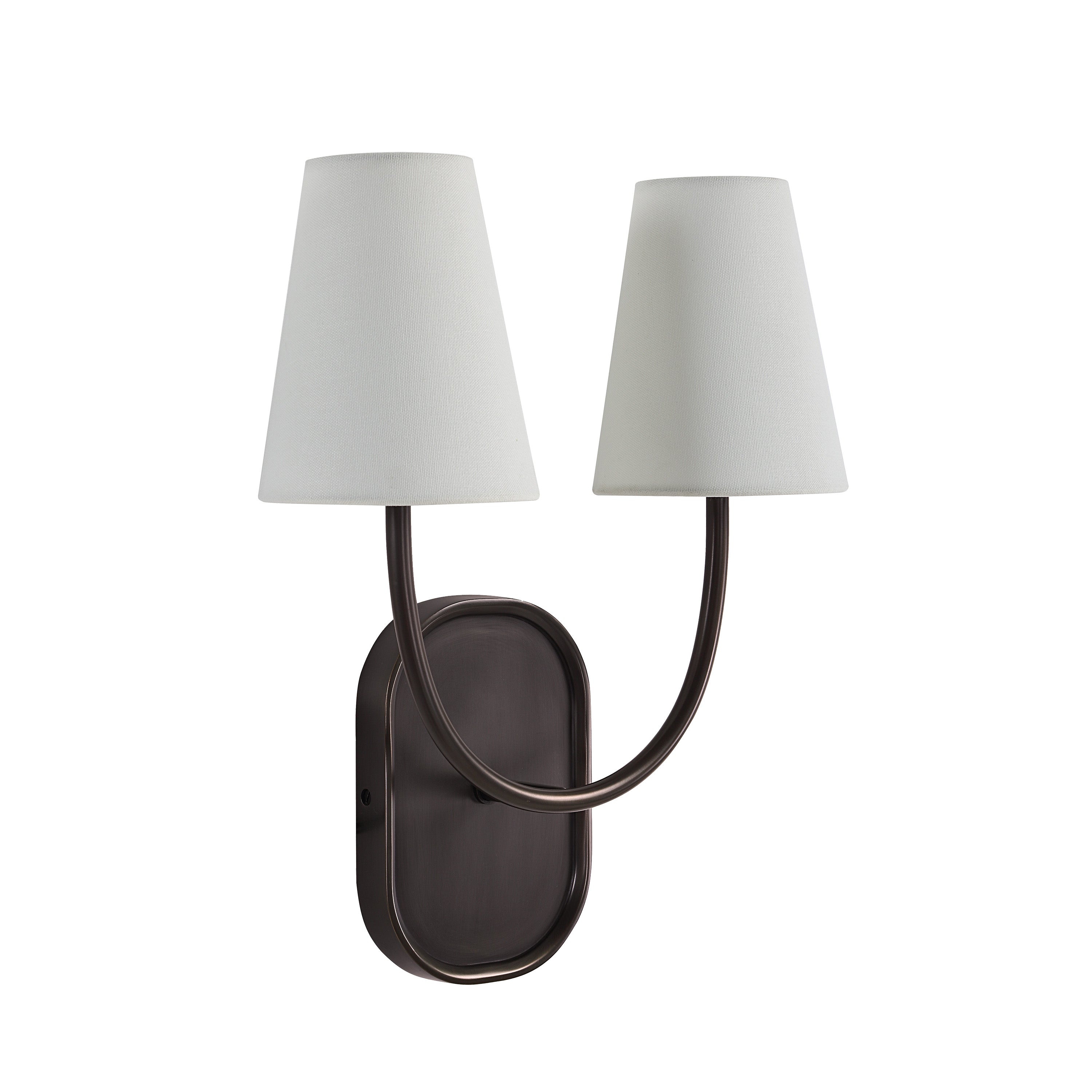 Megara 2-Light Wall Sconce, 15.5" Bronze-Wall Sconce-DECOROLALA