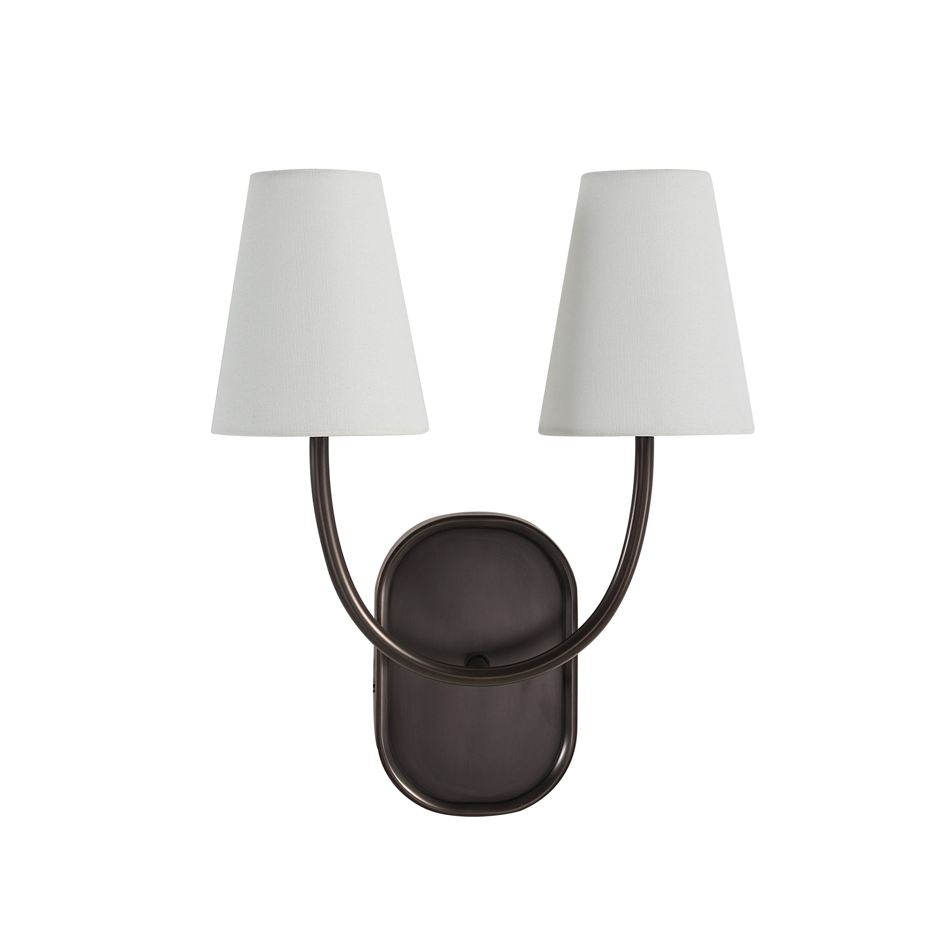 Megara 2-Light Wall Sconce, 15.5" Bronze-Wall Sconce-DECOROLALA