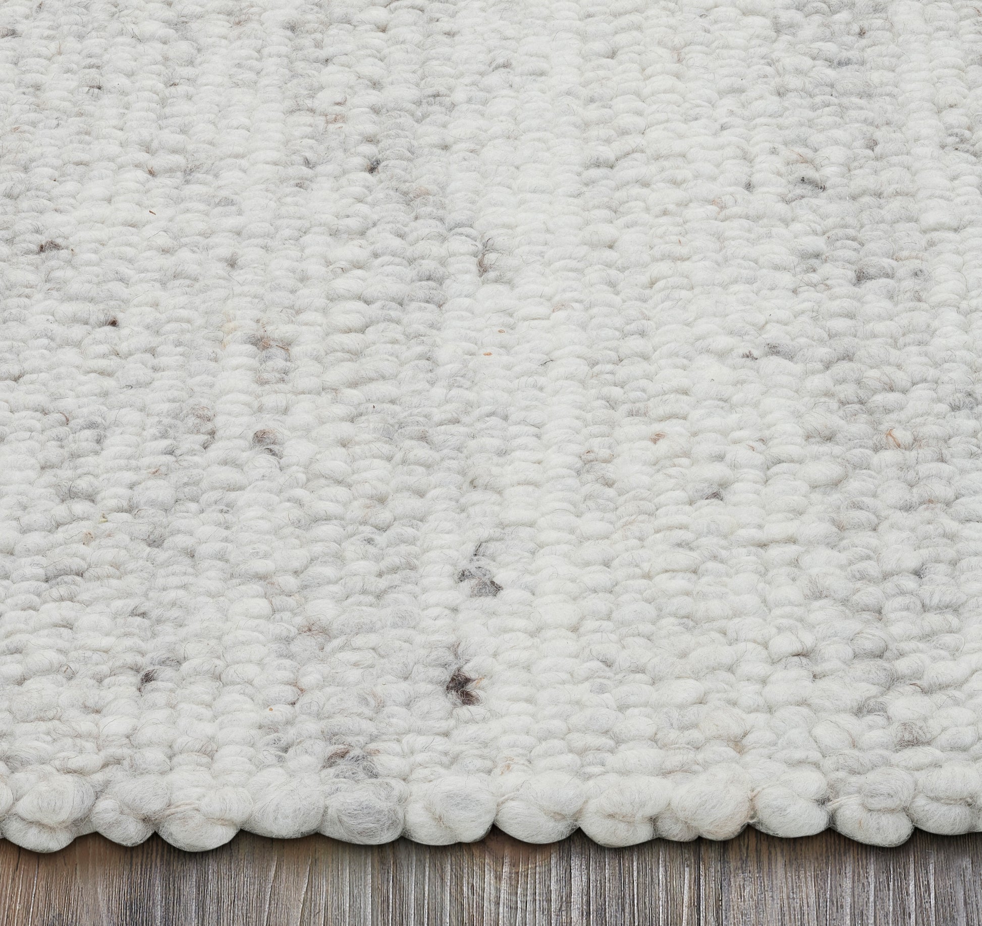 Meghan Grey Wool Area Rug-DECOROLALA