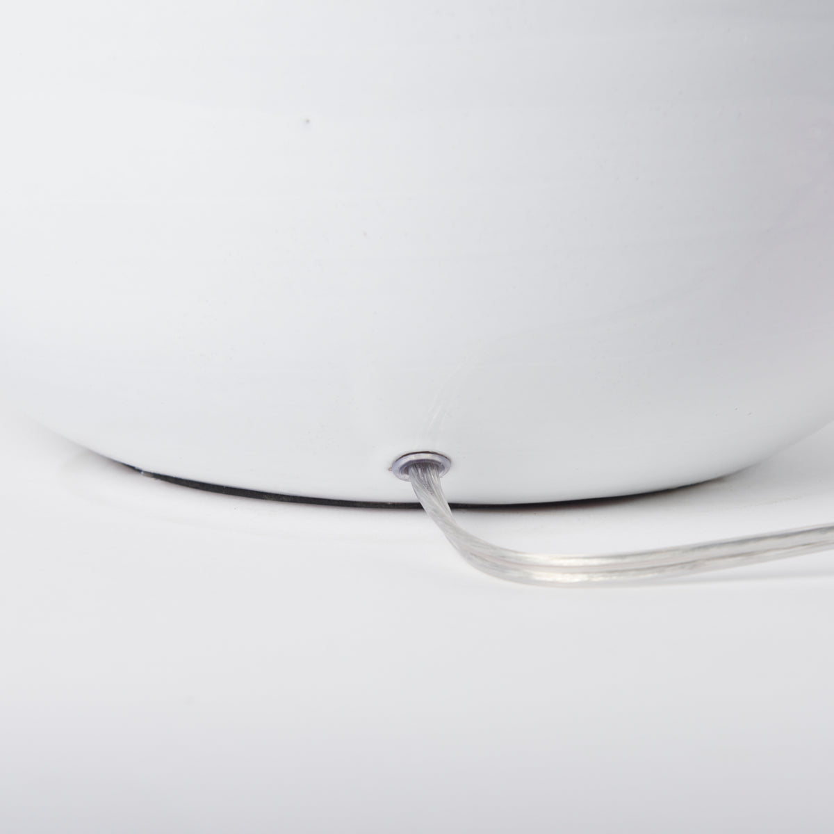 Mehdi Cream Ceramic Table Lamp-Table Lamps-DECOROLALA