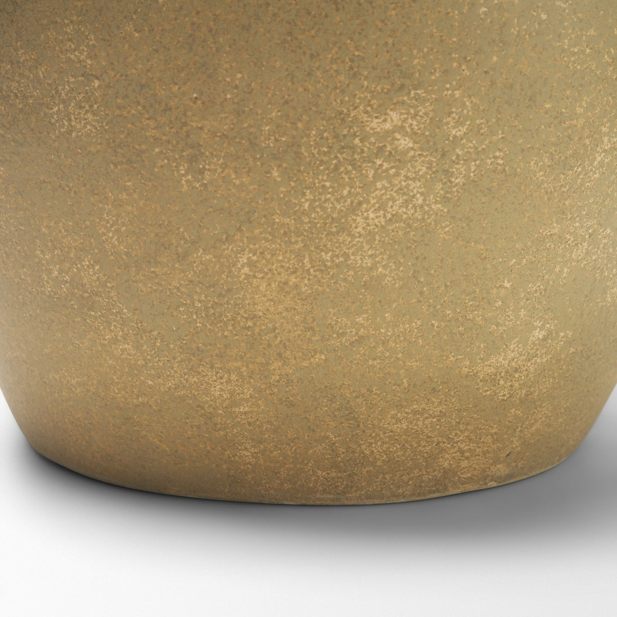 Melo Large Distressed Citron Yellow Ceramic Vase-Vase-DECOROLALA