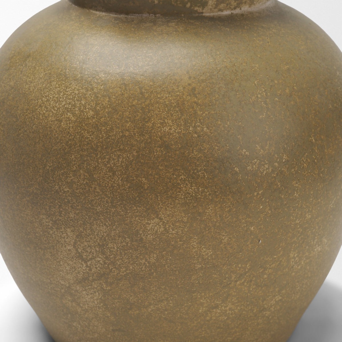 Melo Small Distressed Citron Yellow Ceramic Vase-Vase-DECOROLALA