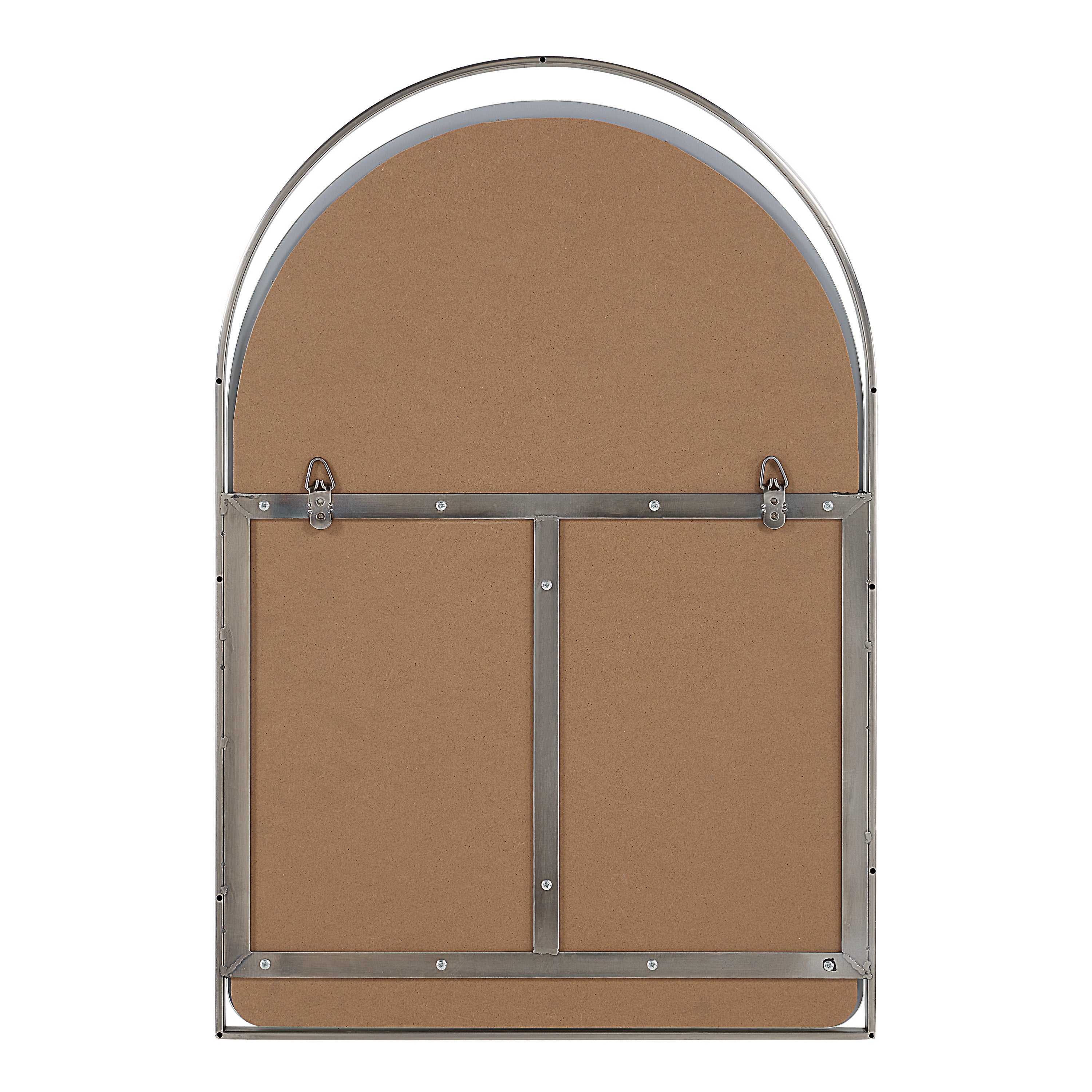 Mentha 30" H x 20" W Wall Mirror, Silver-Mirror-DECOROLALA