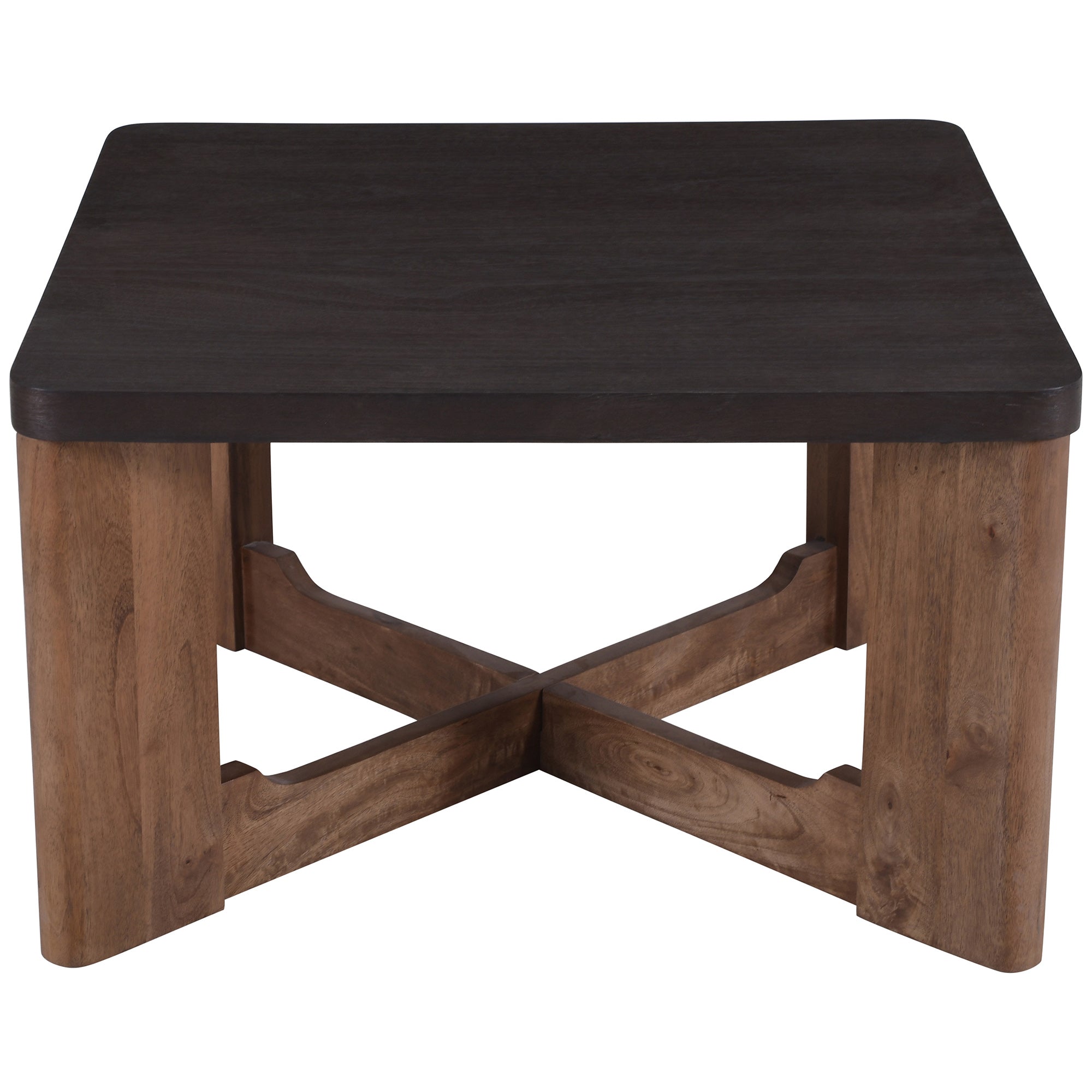 Merano Coffee Table - Mocha Walnut Mango Wood Two-Tone-DECOROLALA