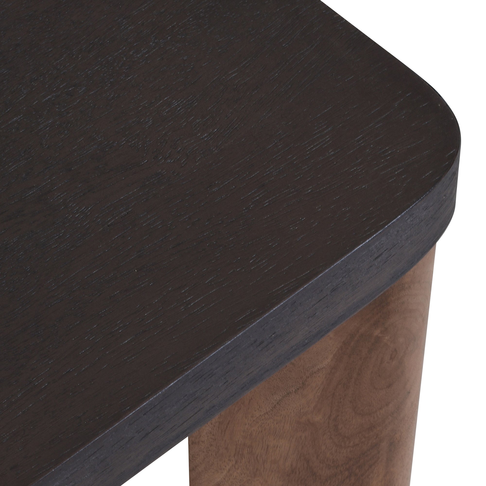 Merano Mango Wood Accent Table - Mocha Two-Toned Finish-DECOROLALA