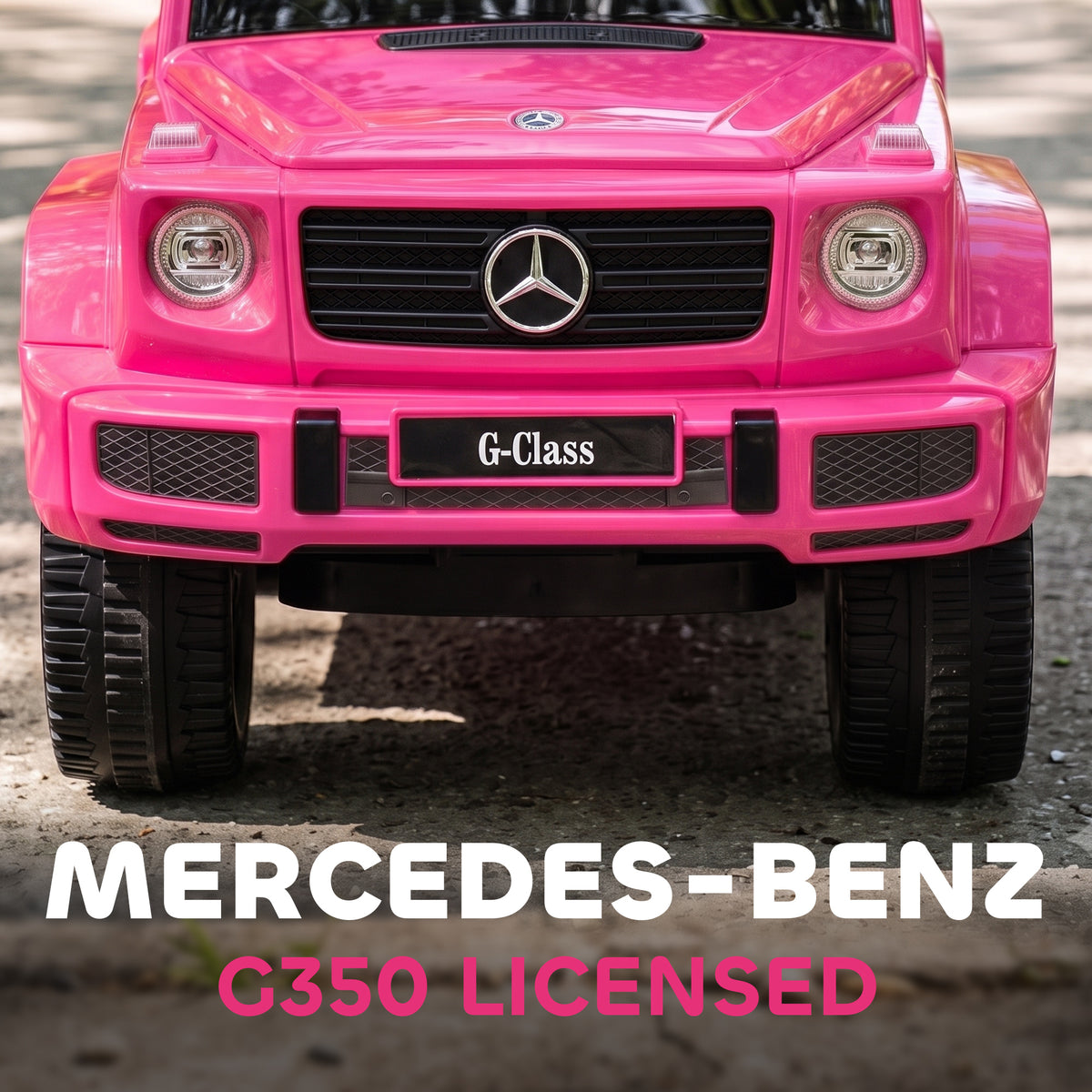 Mercedes-Benz G350 Licensed Push Car, 3-in-1 Toddler Sliding Car with Horn, Steering, Foot Rest, Seat Storage-Toys & Games > Baby & Toddler Toys > Riding & Rocking Toys > Push Cars for Toddlers-DECOROLALA