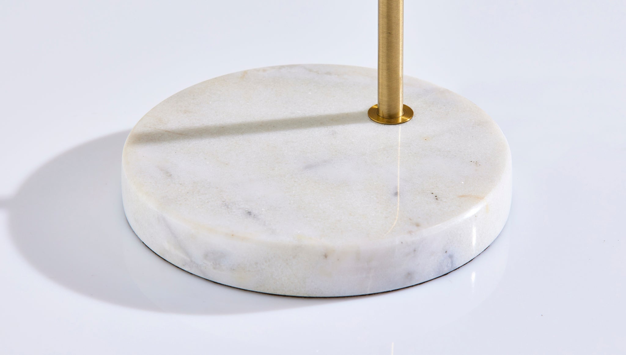 Meredith Table Lamp - Antique Brass 23.5" Marble-Lighting-DECOROLALA