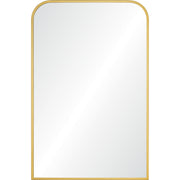 Merrimack 36" Tall Rectangle Wall Mirror, Yellow-Mirror-DECOROLALA