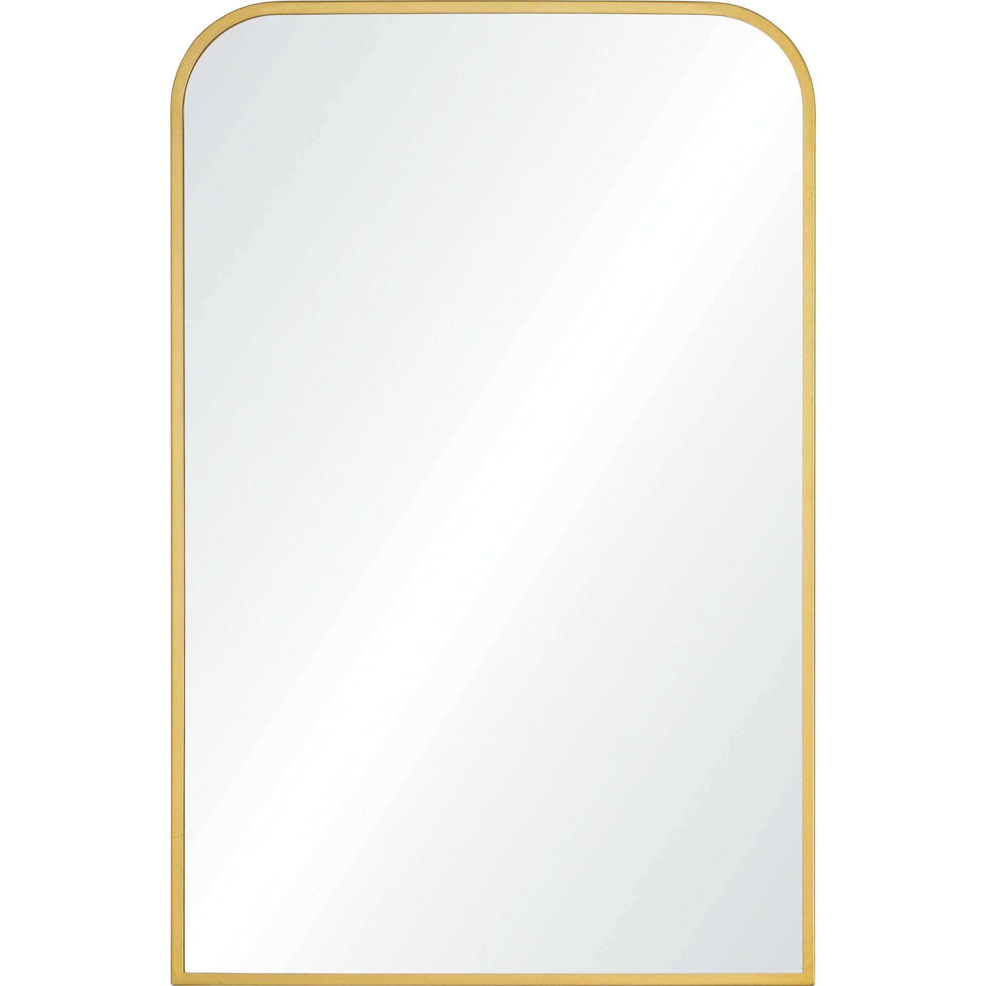 Merrimack 36" Tall Rectangle Wall Mirror, Yellow-Mirror-DECOROLALA
