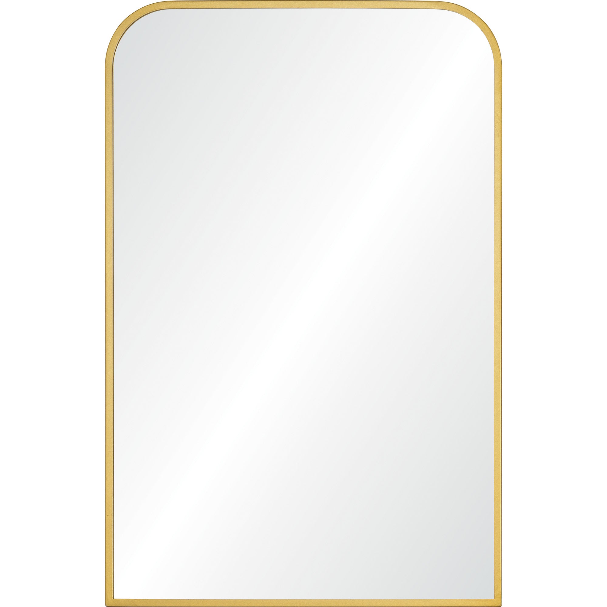 Merrimack 36" Tall Rectangle Wall Mirror, Yellow-Mirror-DECOROLALA