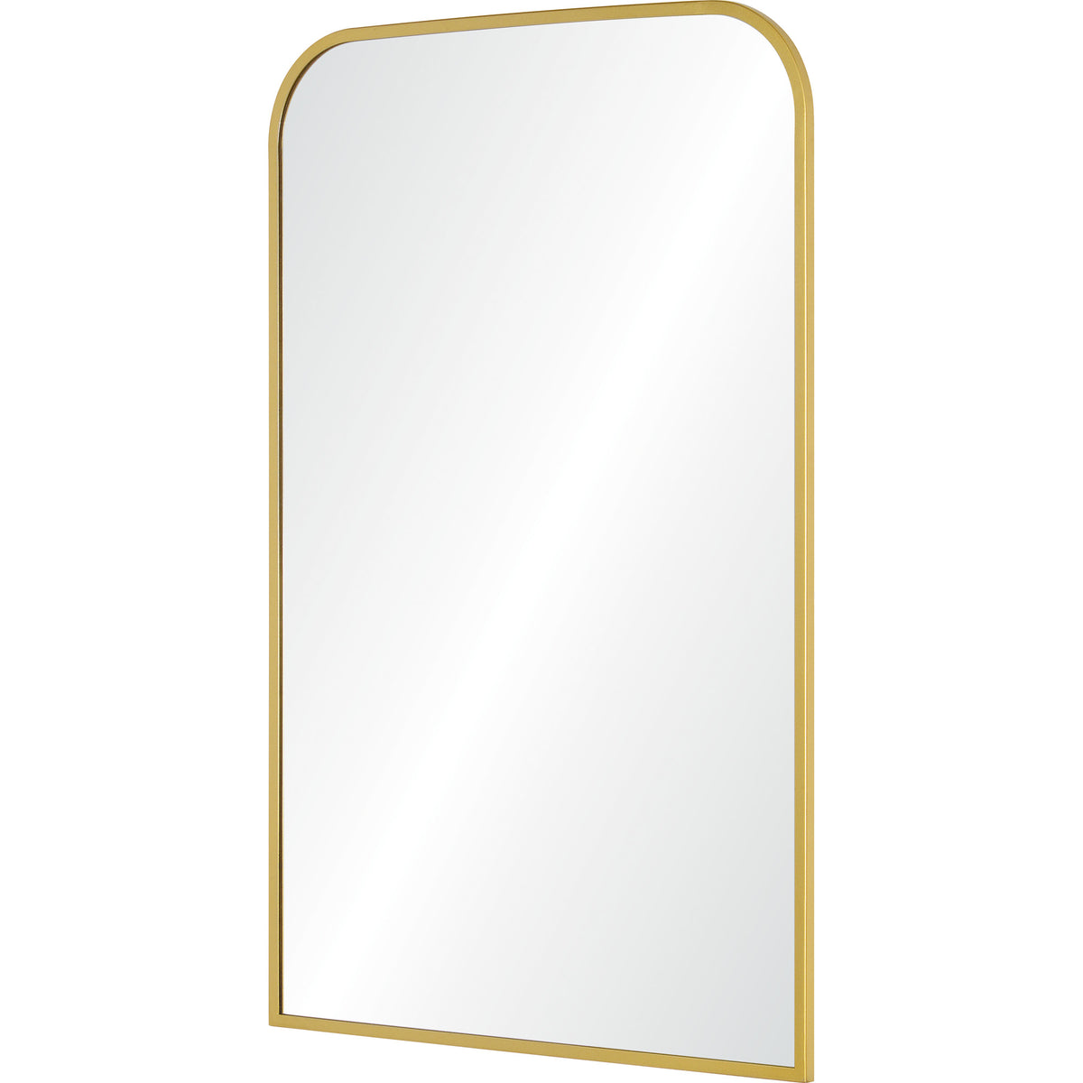 Merrimack 36" Tall Rectangle Wall Mirror, Yellow-Mirrors-DECOROLALA