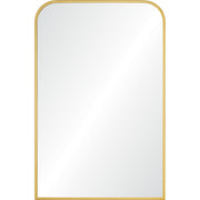 Merrimack 36" Tall Rectangle Wall Mirror, Yellow-Mirrors-DECOROLALA