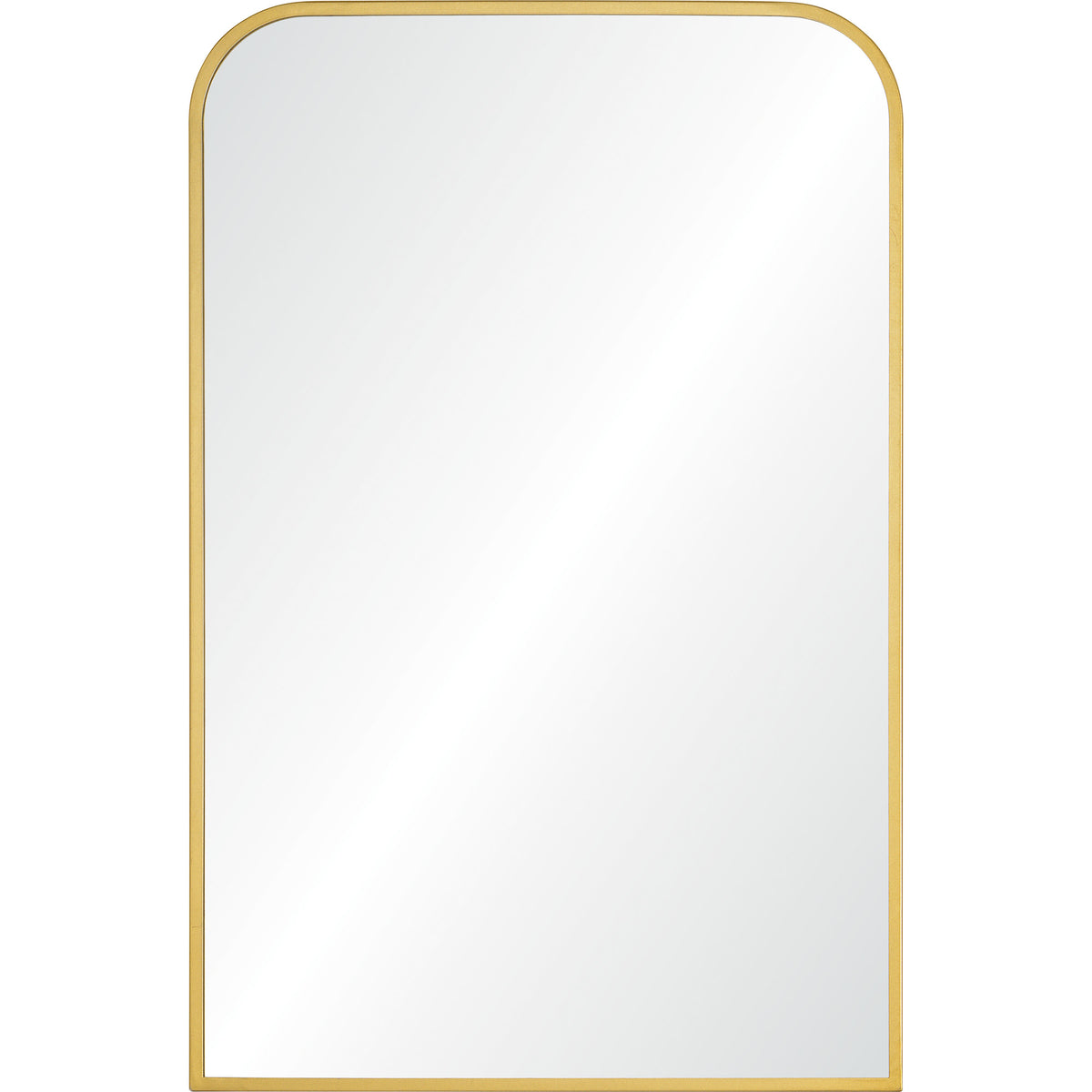 Merrimack 36" Tall Rectangle Wall Mirror, Yellow-Mirrors-DECOROLALA
