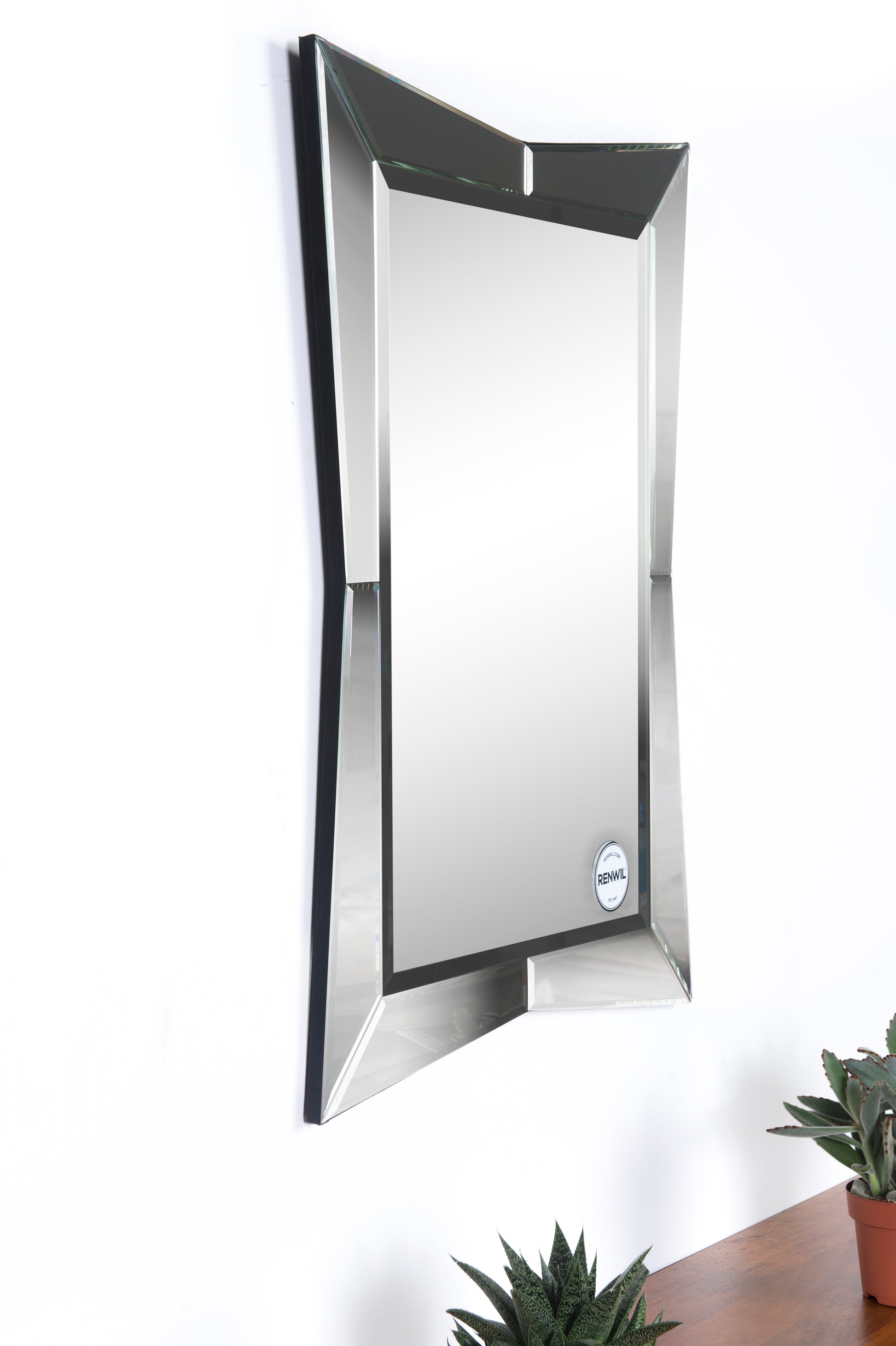 Merritt 32" Tall Rectangle Wall Mirror-Mirror-DECOROLALA