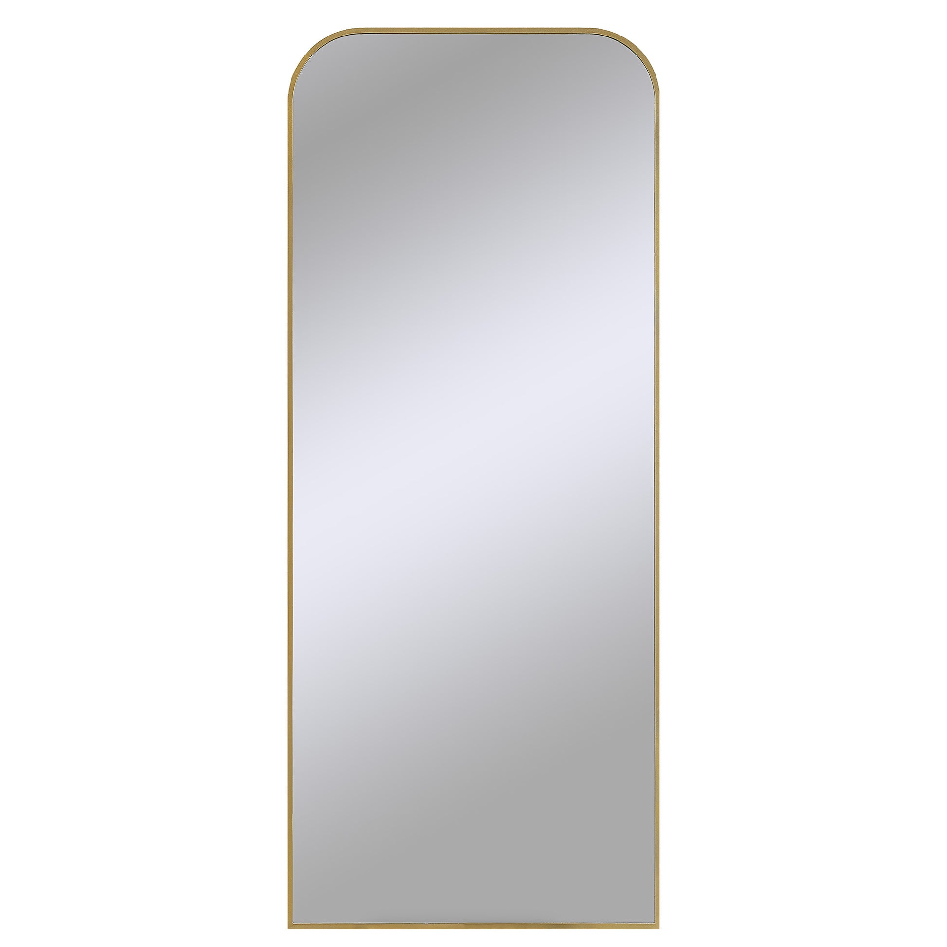 Meryem 72" Tall Rectangle Full Length Mirror, Yellow-Full Length Mirror-DECOROLALA