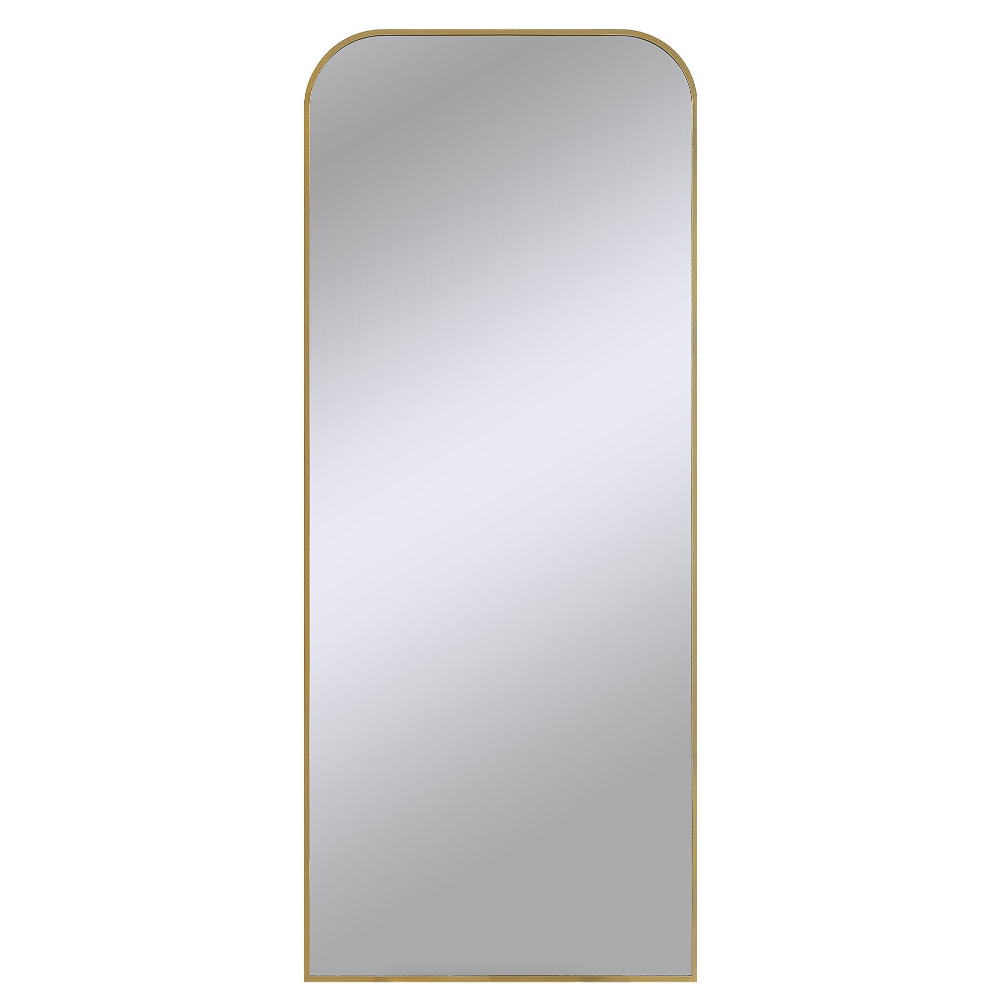 Meryem 72" Tall Rectangle Full Length Mirror, Yellow-Full Length Mirror-DECOROLALA