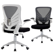 Mesh Office Chair - Ergonomic Swivel Desk Chair, Grey/Black-Office Products > Office Furniture > Office Chairs > Task Chairs-DECOROLALA