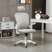 Mesh Office Chair - Grey with 4D Lumbar Support-Task Chairs-DECOROLALA