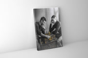 Messi and Ronaldo Canvas Print 48X36 Inches-Canvas Print-DECOROLALA